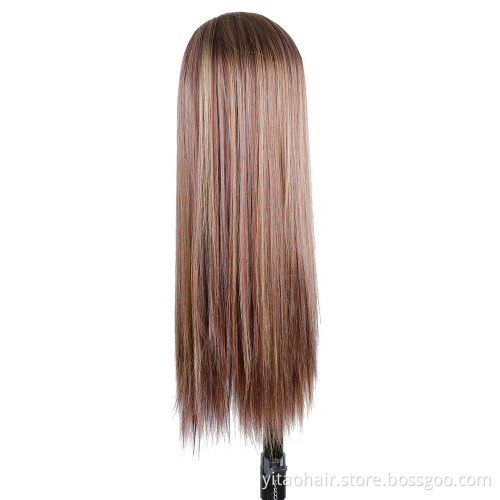 FAZHIYUAN Highlight Brazilian Colorful Silky Straight Deep Short Water Wave Bob Kinky Curly Synthetic Headband Wigs